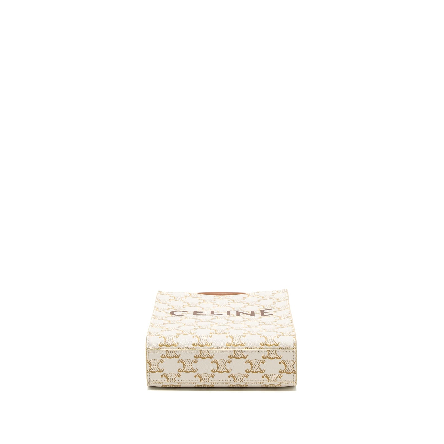Celine Mini Vertical Caban Triomphe Canvas/Calfskin