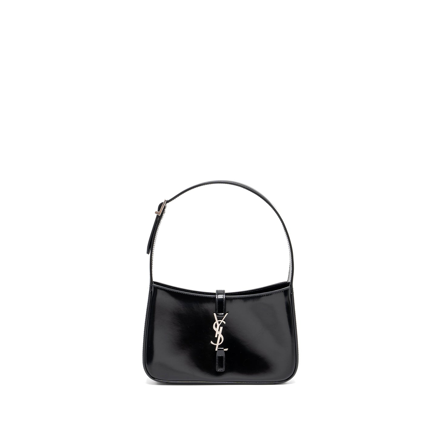 Saint Laurent Le 5 A 7 shiny calfskin black