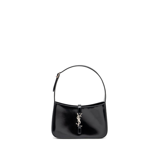 Saint Laurent Le 5 A 7 shiny calfskin black