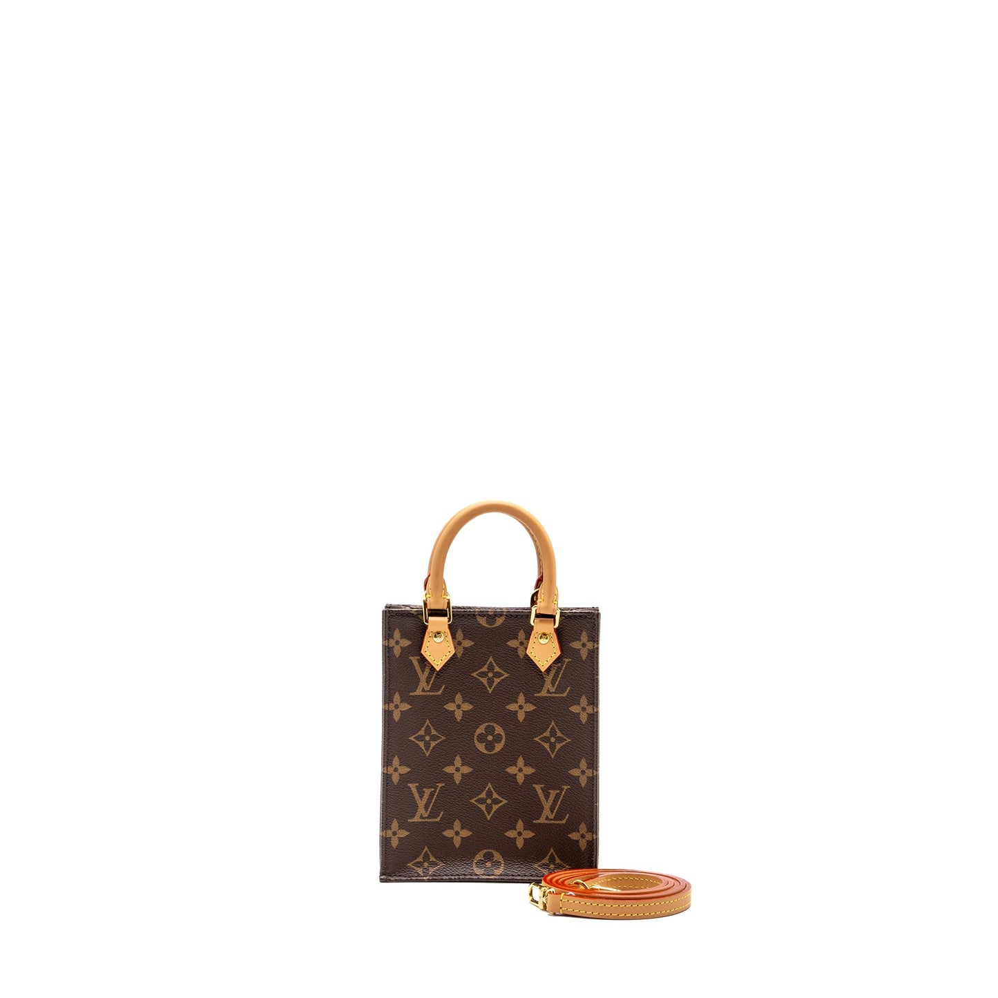 Louis Vuitton Petit Sac Plat Monogram Canvas