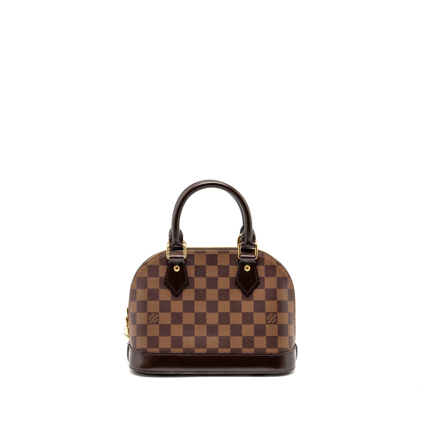 LOUIS VUITTON Alma Damier Ebene Canvas