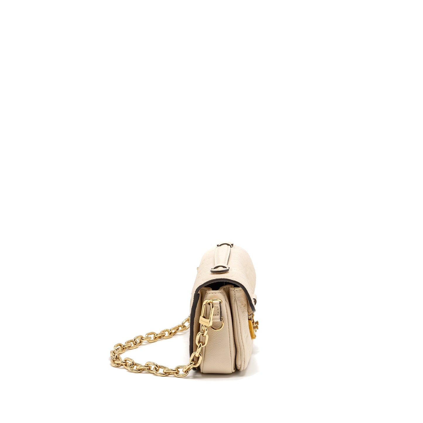 Louis Vuitton Pochette MÃ©tis East West Monogram Empreinte Leather Cream