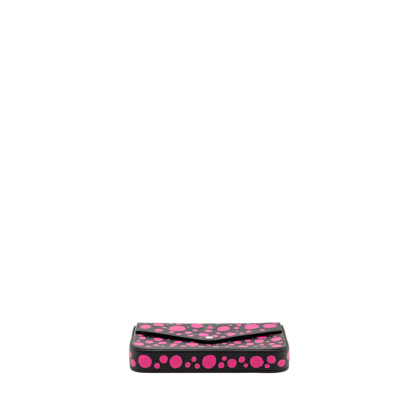 Louis Vuitton Yayoi Kusama Felicie Pochette Monogram Empreinte Leather Black/Pink