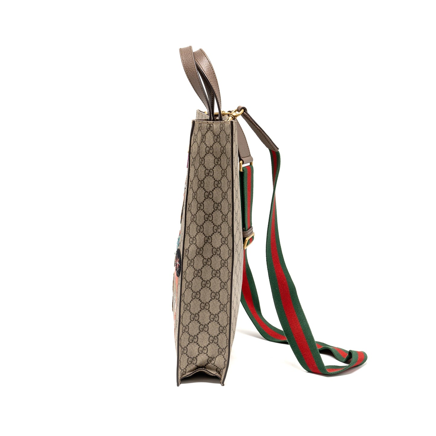 Gucci Soft Tote Purse Supreme Canvas