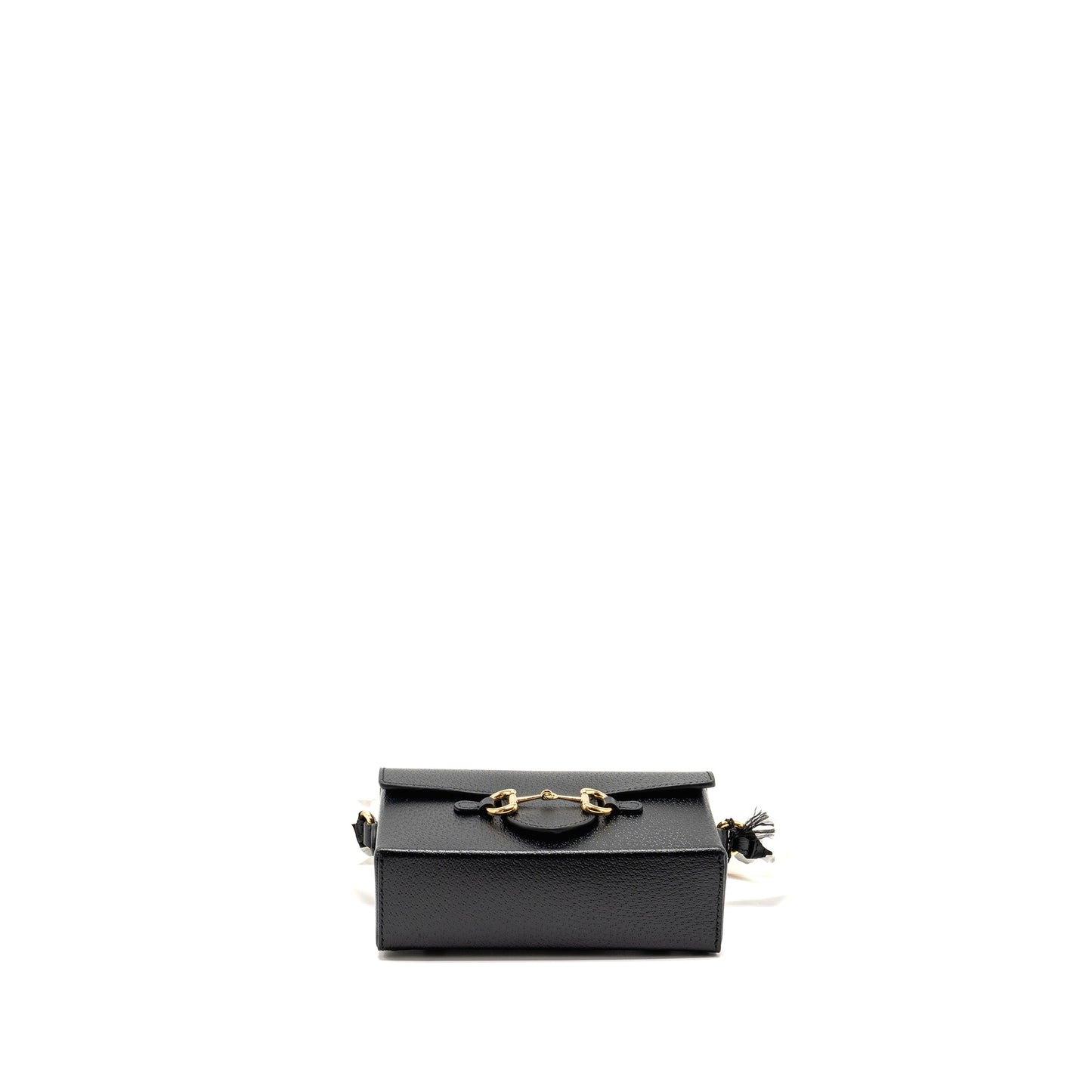 Gucci 1955 Horsebit Crossbody Purse Calfskin Black