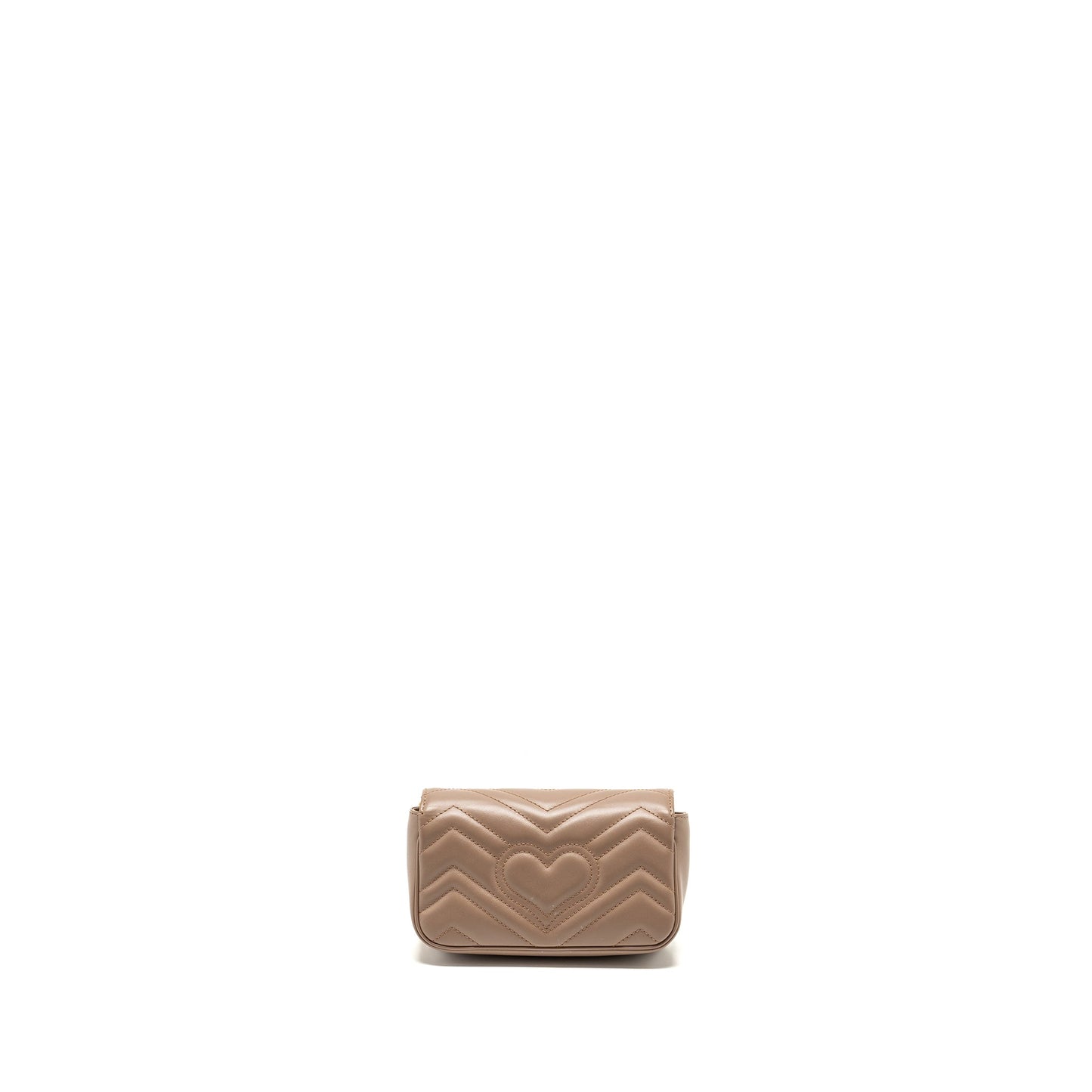 Gucci Marmont Super Mini Purse Calfskin Beige