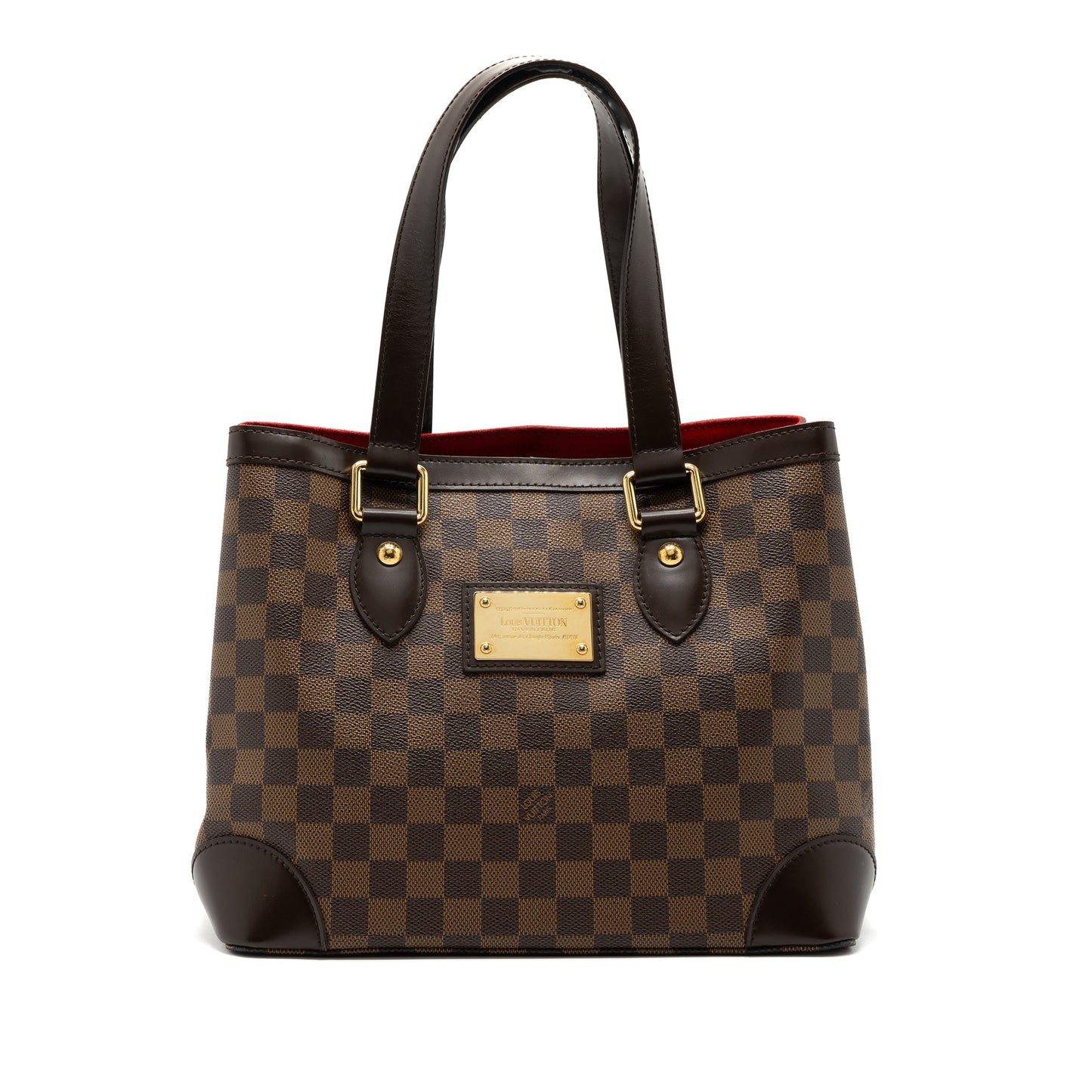 Louis Vuitton Hamstead Tote Purse Damier Ebene