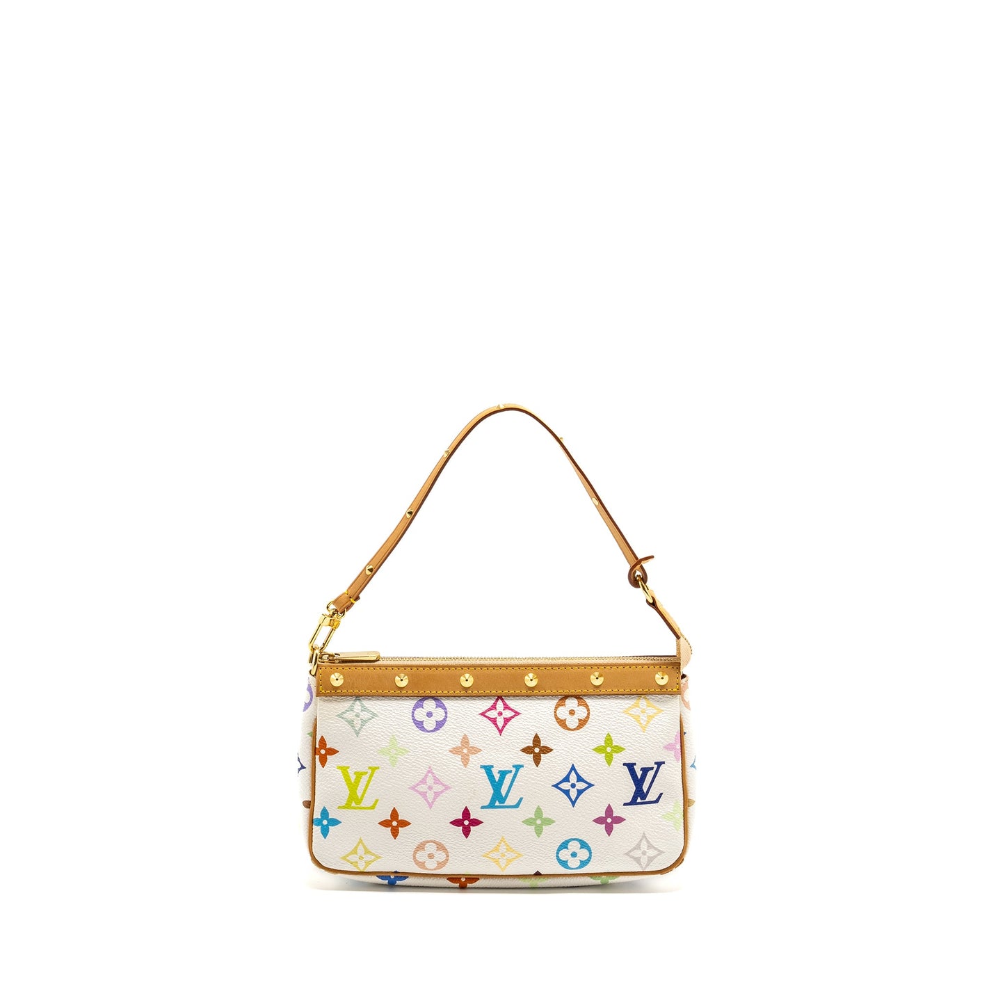 Louis Vuitton Pochette Accessories canvas white multicolour