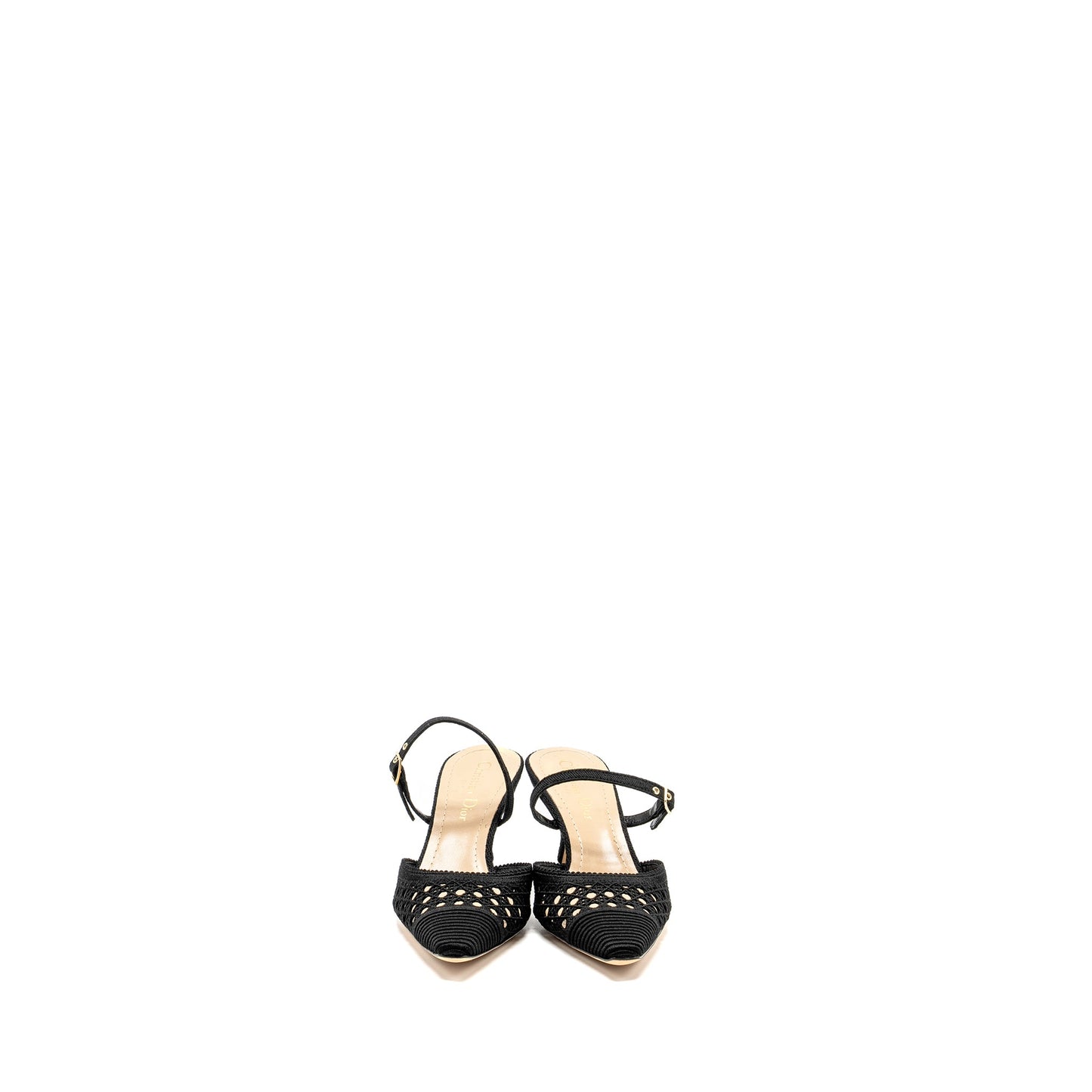 Size 35.5 Capture Mule Sandals Cannage Black