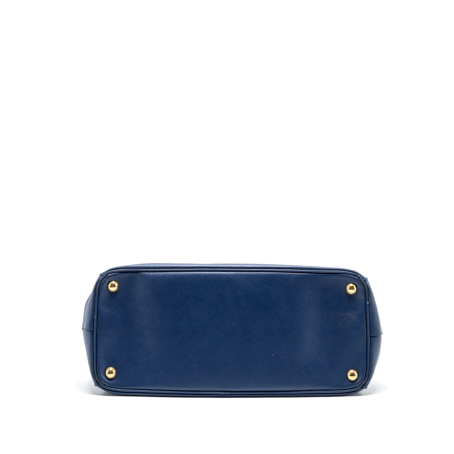 Prada double zip tote Purse saffiano calfskin blue