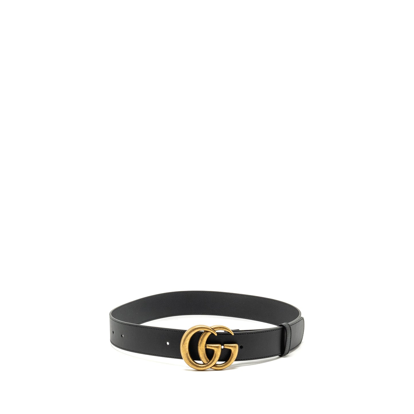 Gucci Size 85 4cm Wide Marmont Leather Belt
