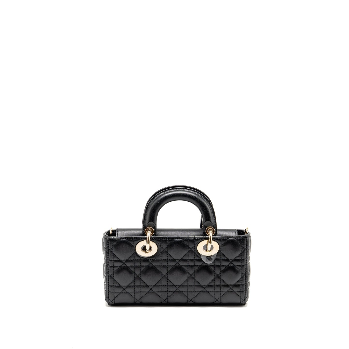 Dior Small Lady D-Joy Purse Cannage Lambskin Black