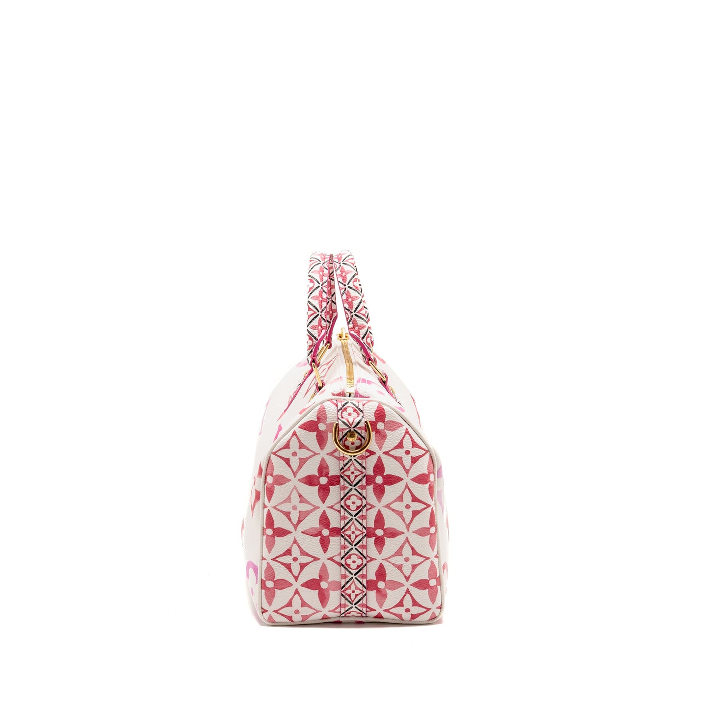 Louis Vuitton By the Pool Speedy Bandouliere 25 Giant Monogram Canvas Pink/White