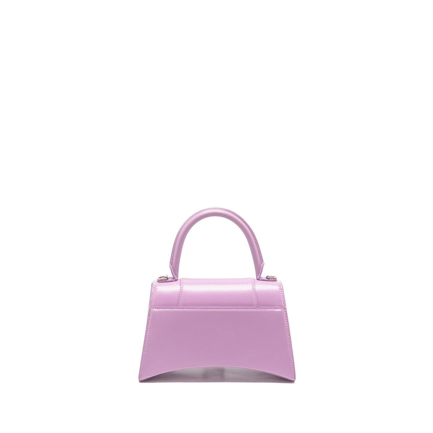 Balenciaga Small Hourglass Purse Calfskin Light Purple