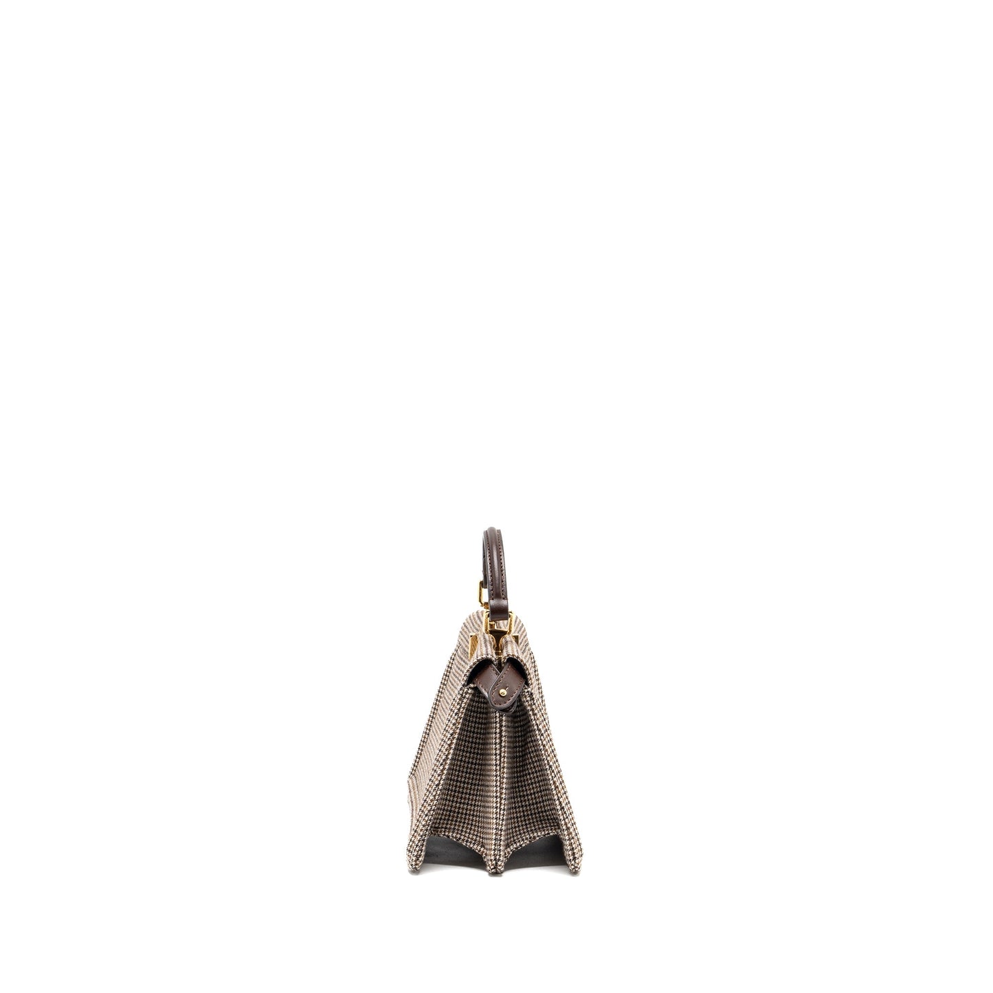 Fendi Peekaboo Iseeu Petite Mini fabric brown multicolour