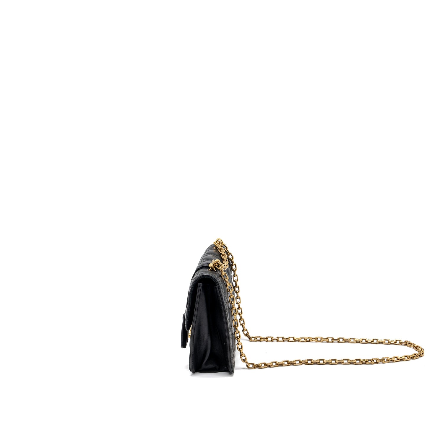 Dior Addict Flap Purse lambskin black