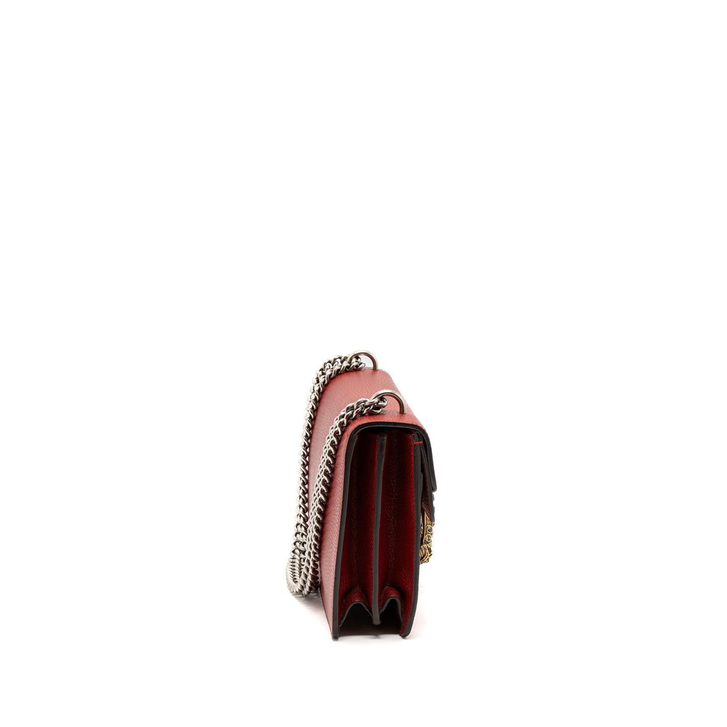 Gucci Small Dionysus Purse Calfskin Red Multicolour Hardware