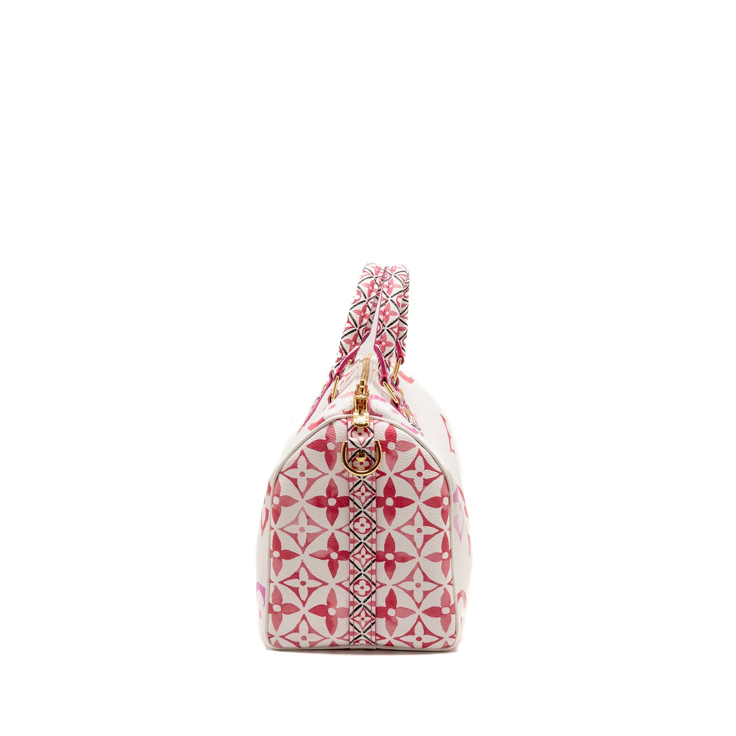 Louis Vuitton By the Pool Speedy Bandouliere 25 Giant Monogram Canvas Pink/White