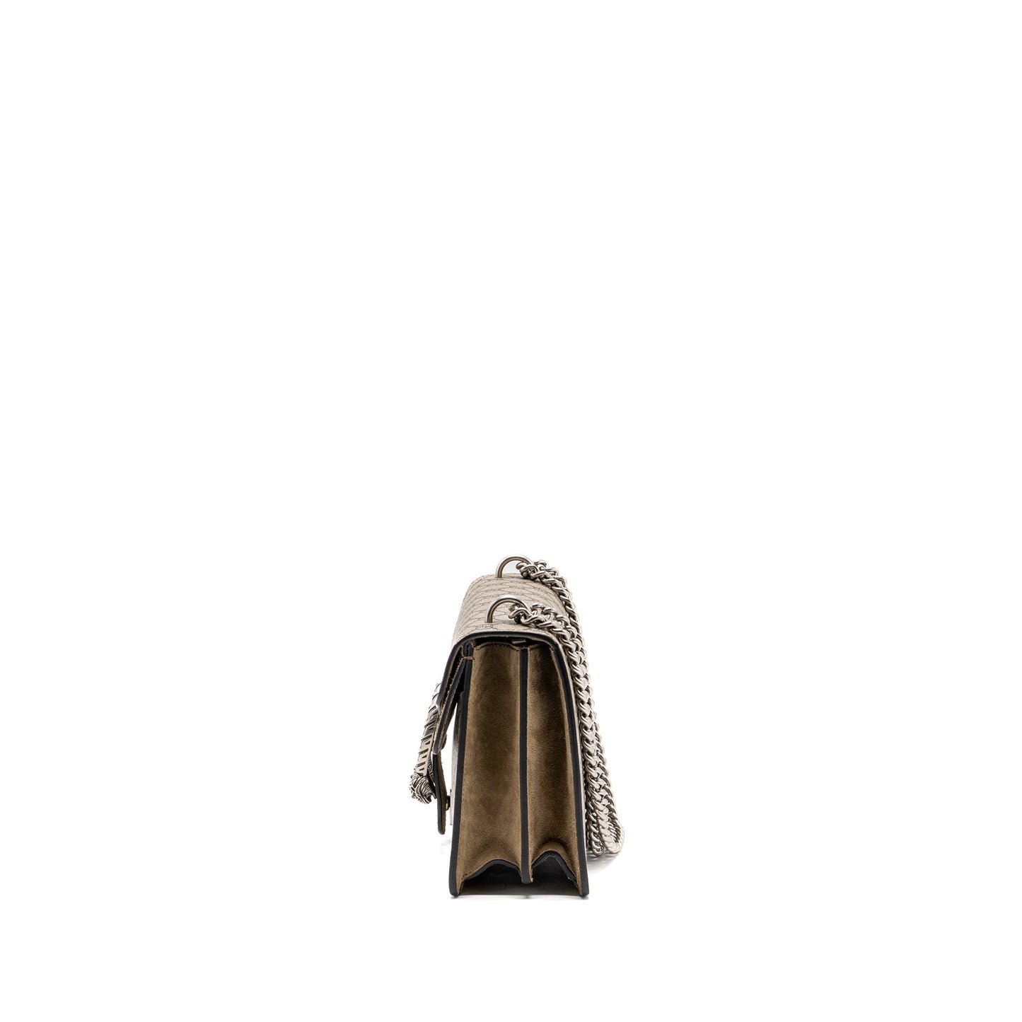 Gucci Dionysus Mini Purse Supreme Canvas/Suede Leather Beige