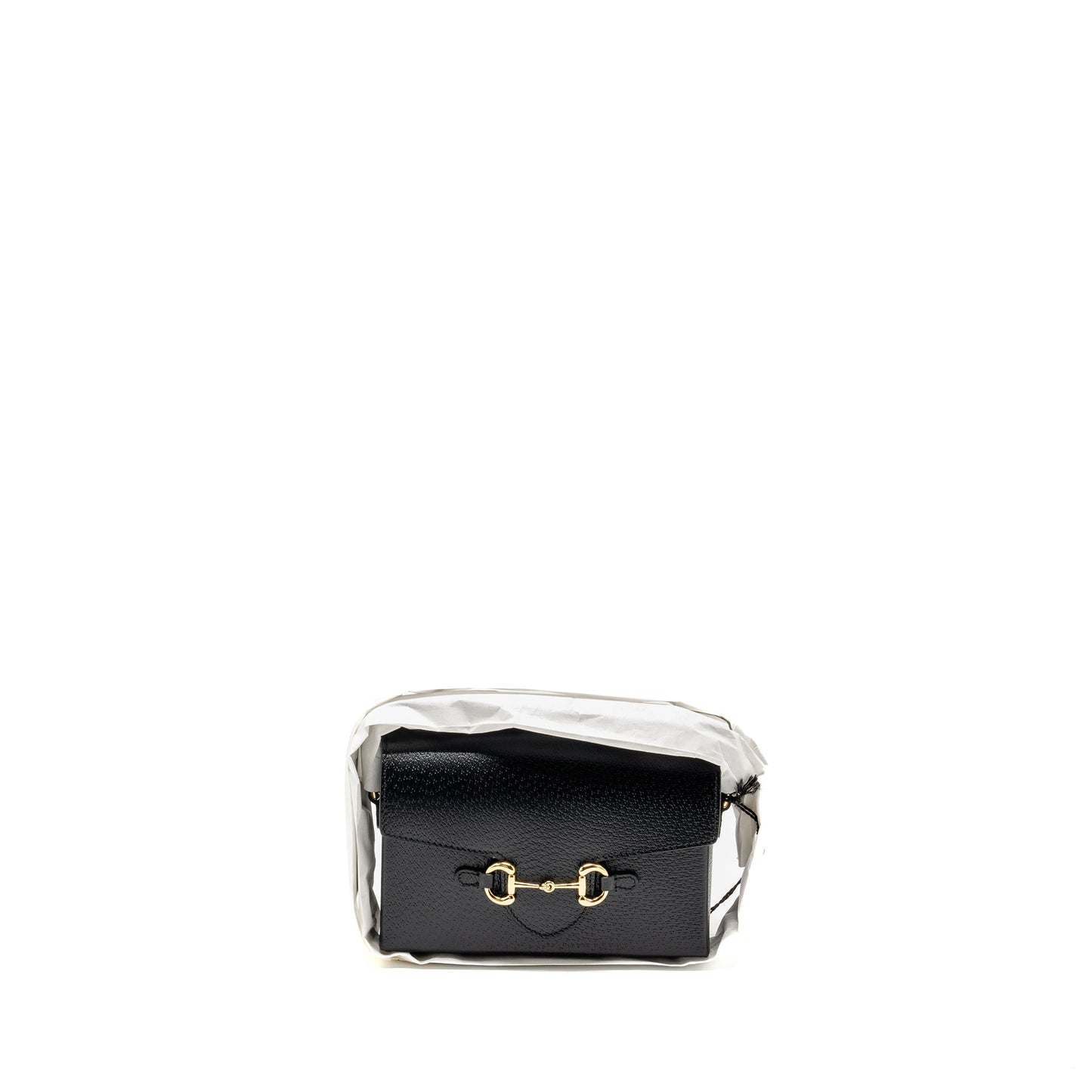 Gucci 1955 Horsebit Crossbody Purse Calfskin Black