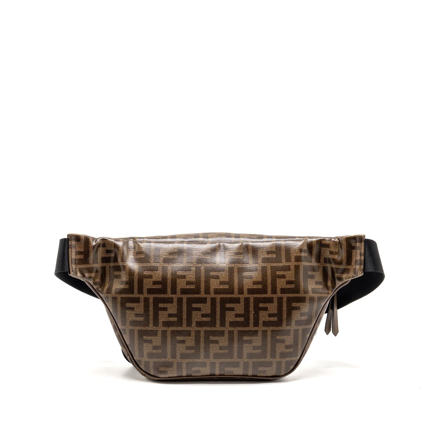 Fendi Roma Fendi Waist Purse Canvas Brown