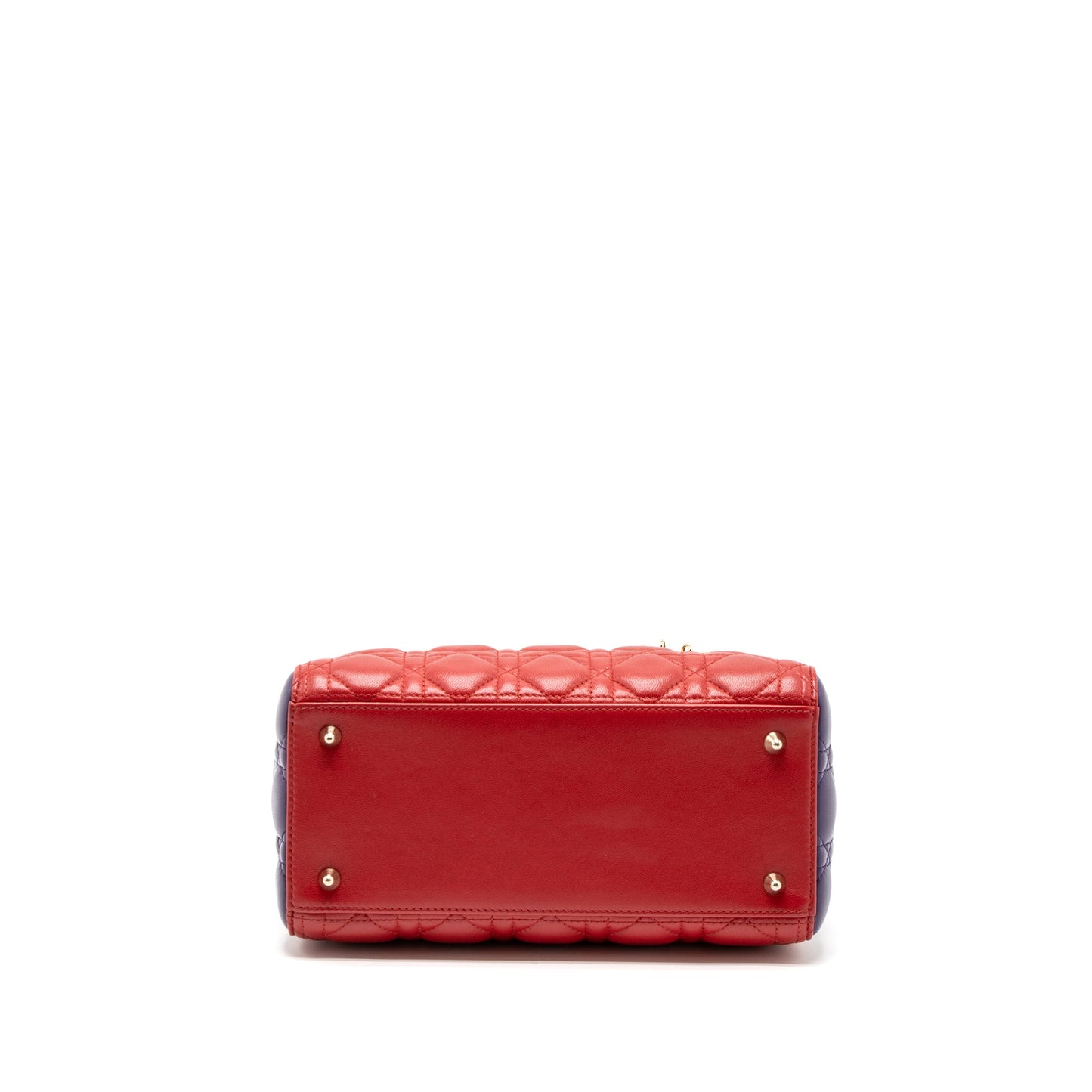 Dior Medium Lady Dior Purse Lambskin Red/Multicolour