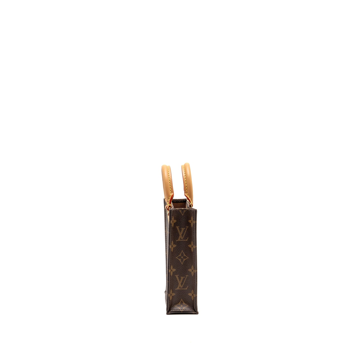 LOUIS VUITTON Petit Sac Plat Monogram Canvas