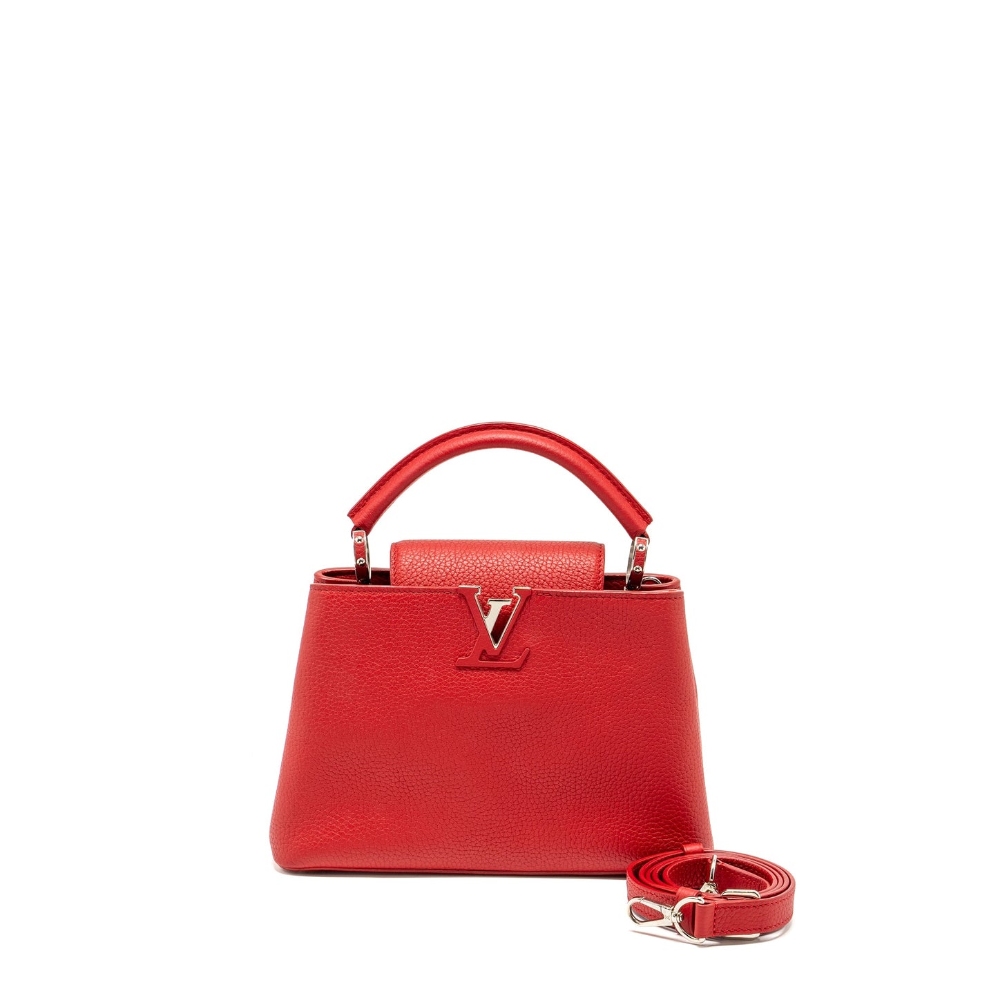 Louis Vuitton Capucine Taurillon Red