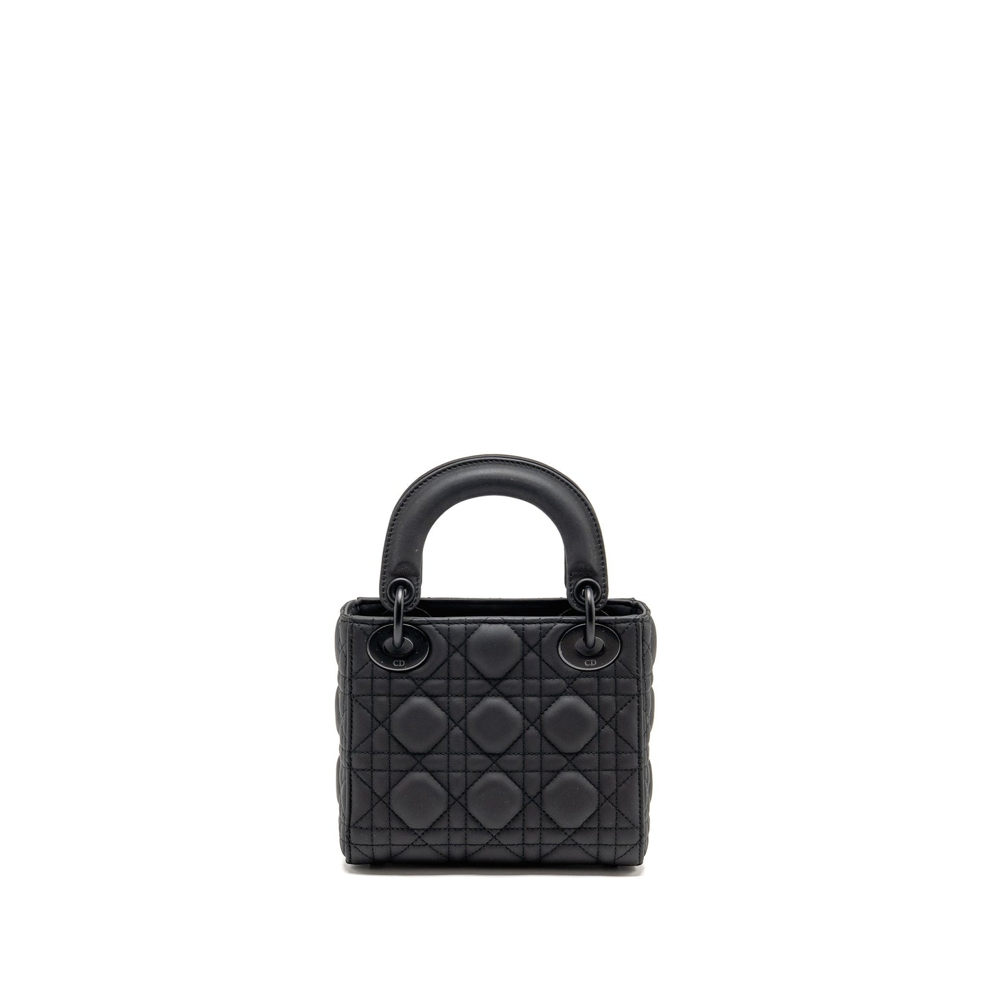 Mini Lady Dior Calfskin So Black