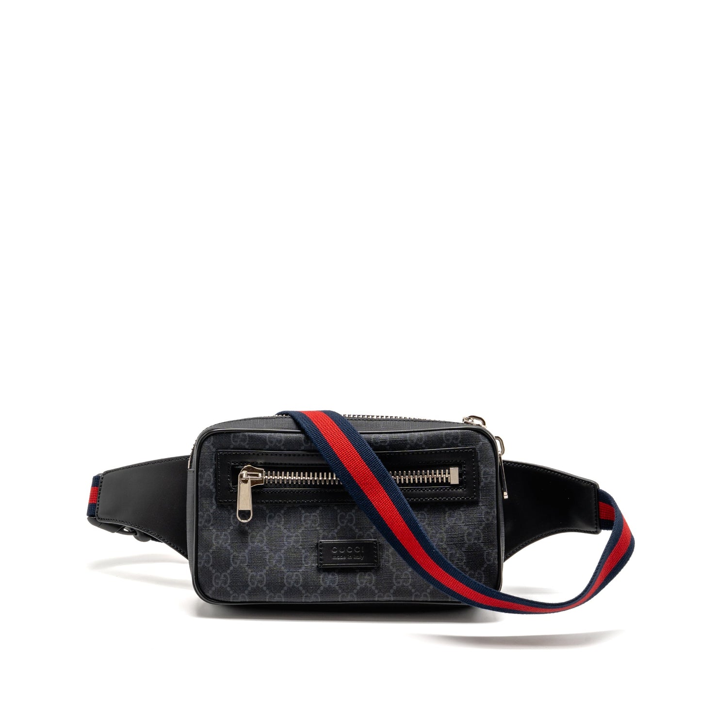 Gucci Belt/Waist Purse Supreme Canvas Black/Multicolour