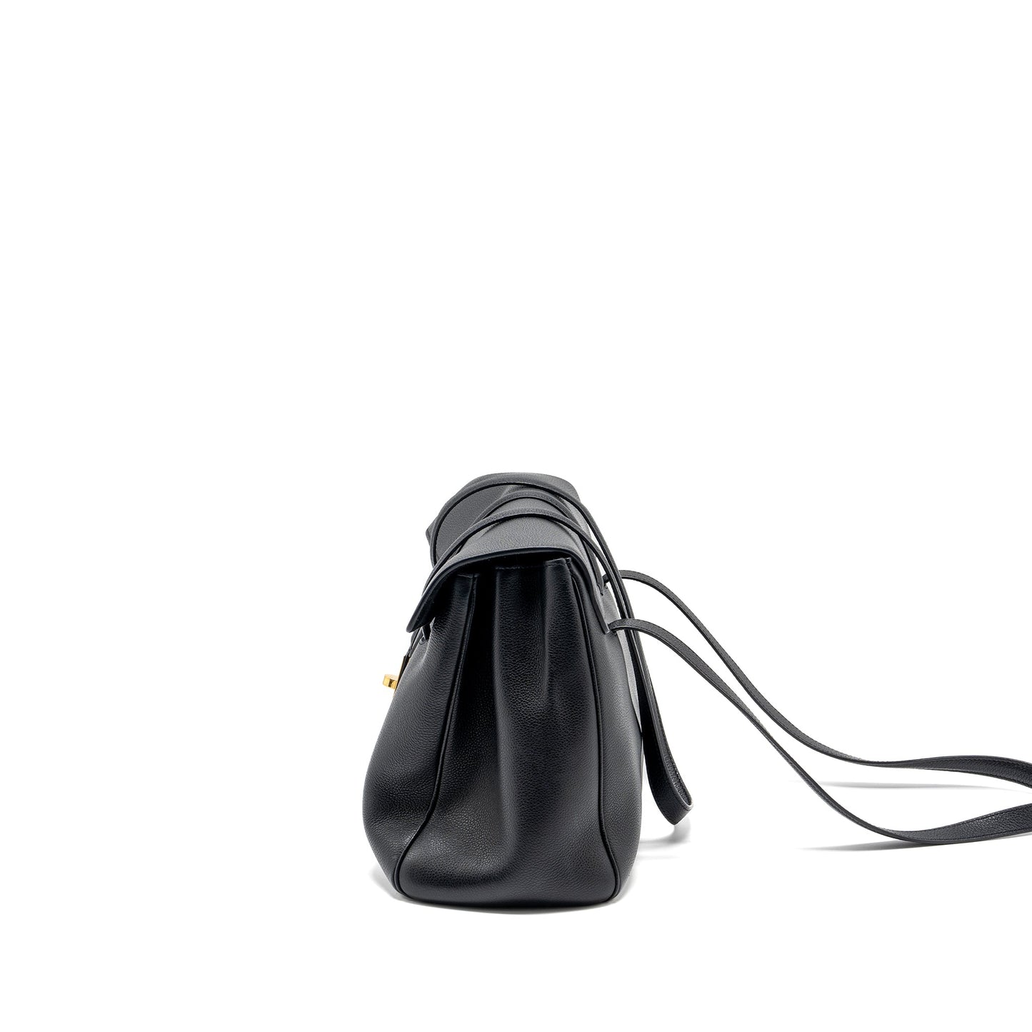 Celine Medium Soft 16 Purse Grained Calfskin Black