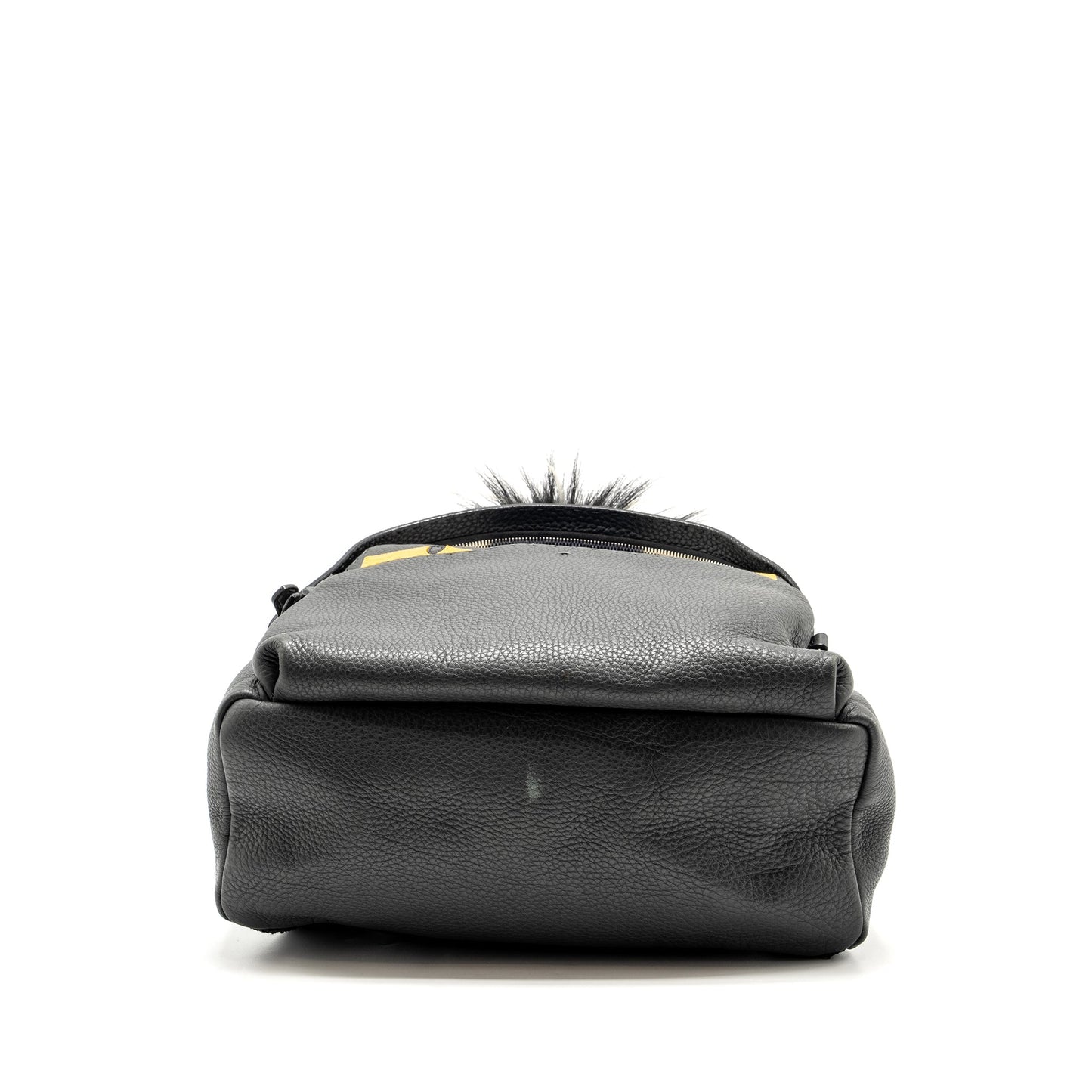 FENDI Large Backpack Calfskin/ Fur/ Crocodile Multicolor