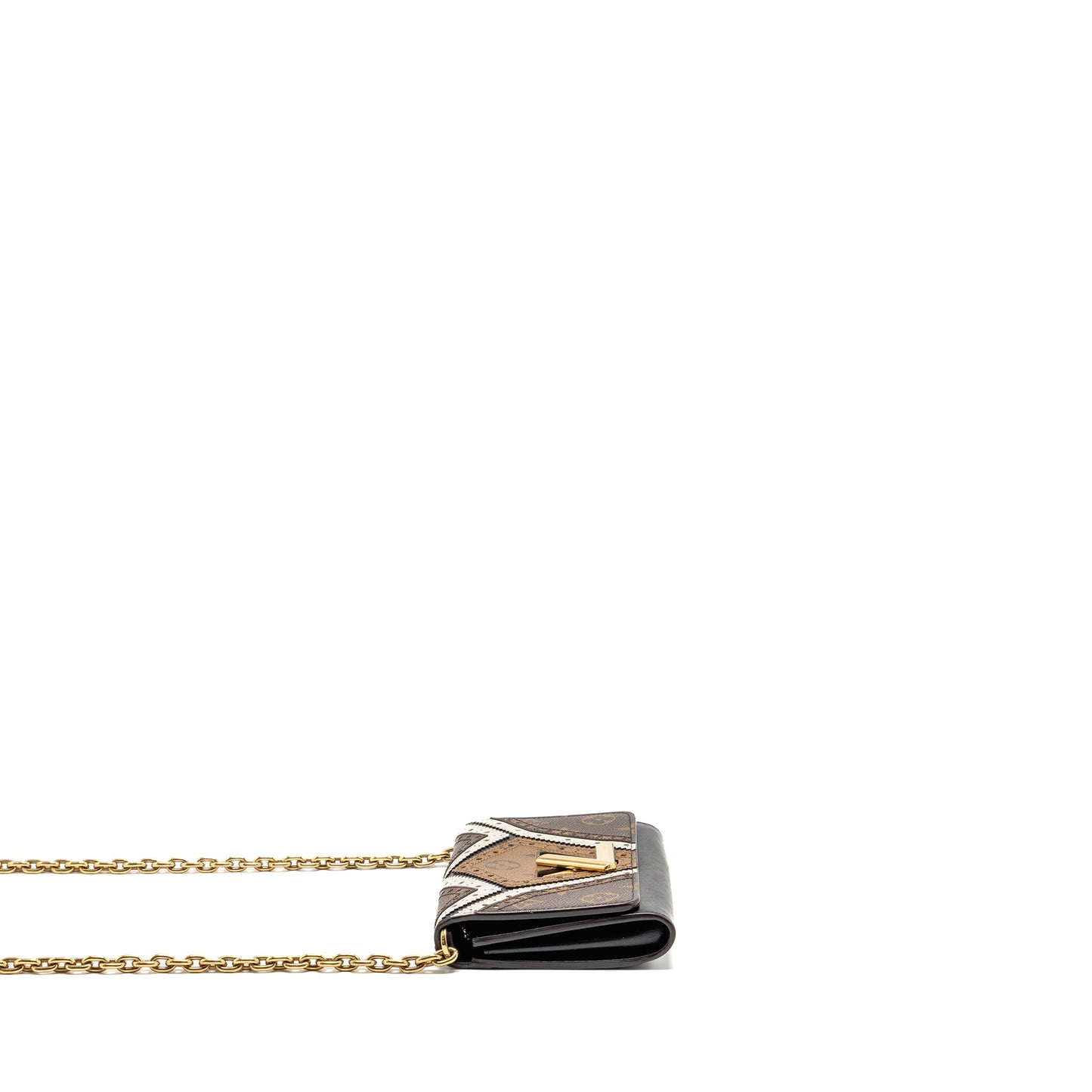 Louis Vuitton Twist Wallet On Chain Monogram Canvas / Leather Multicolour