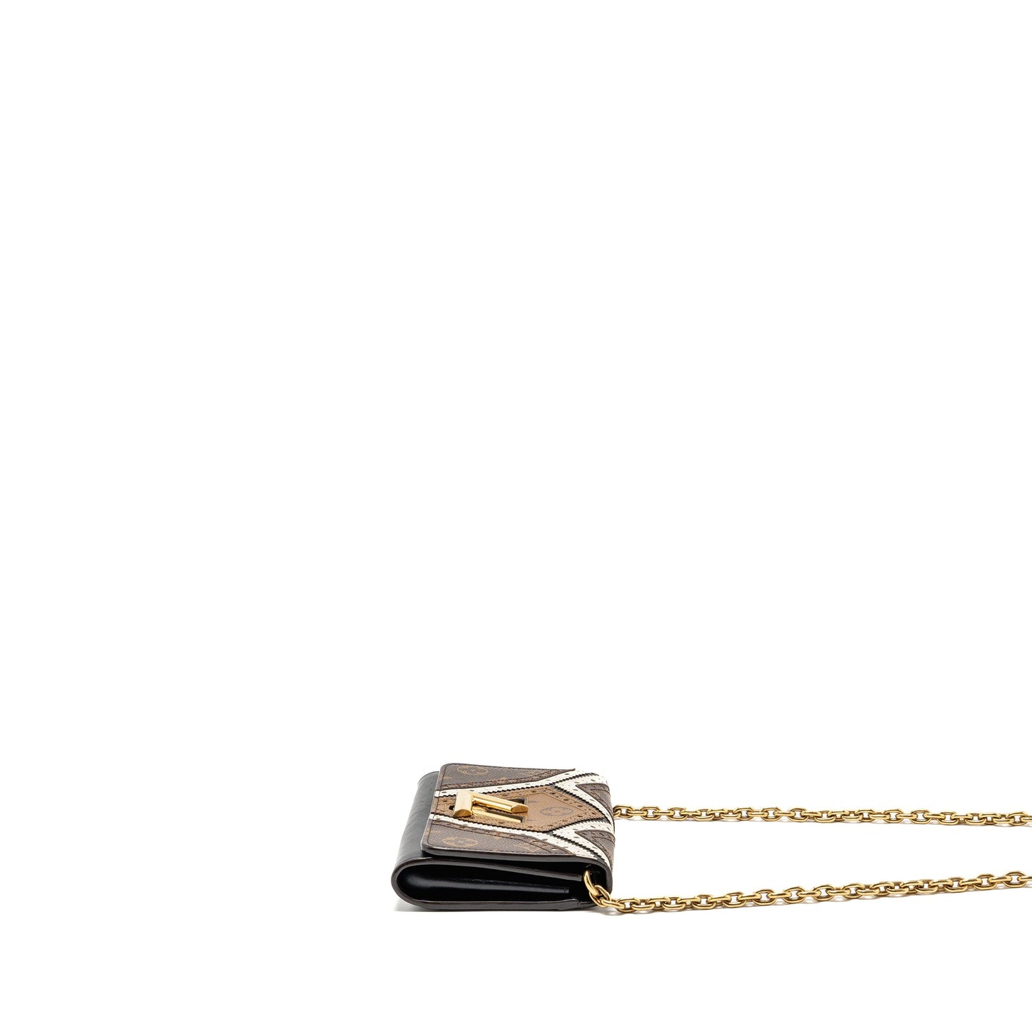 Louis Vuitton Twist Wallet On Chain Monogram Canvas / Leather Multicolour