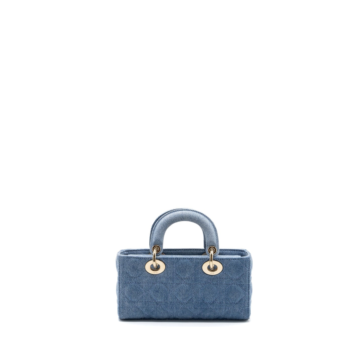 SMALL D- Purse MACROCANNAGE DENIM