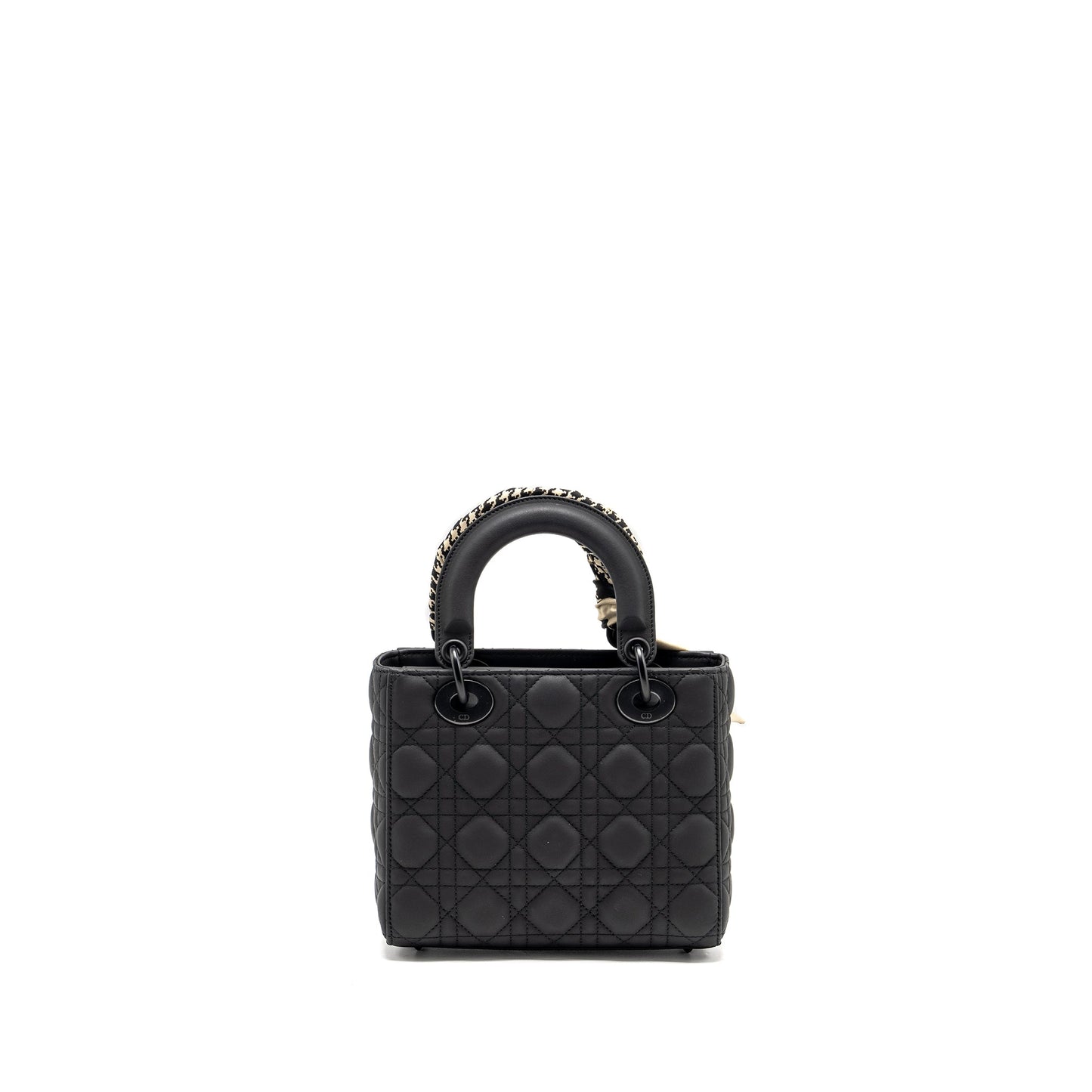 Dior Small My Lady Dior Cannage Calfskin So Black