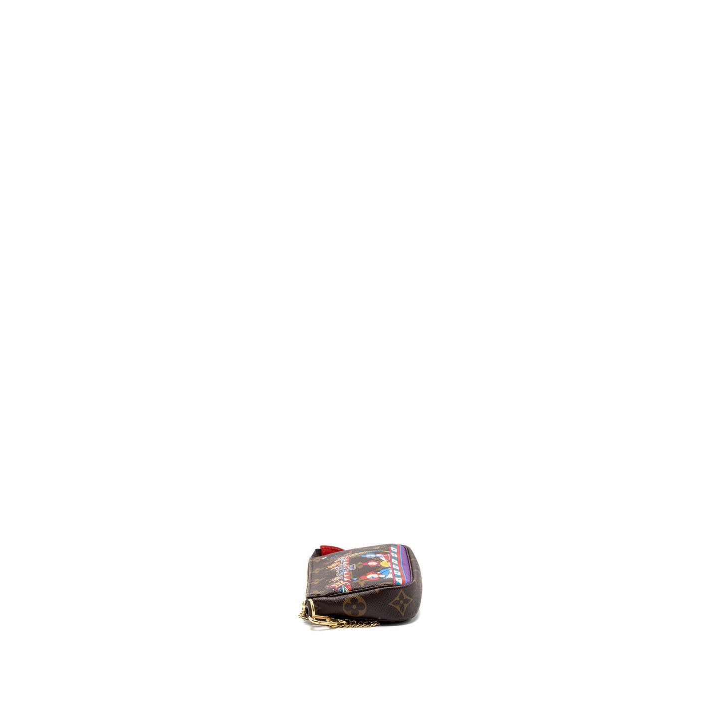 Louis Vuitton Mini Pochette accessories 2020 Christmas Monogram Canvas