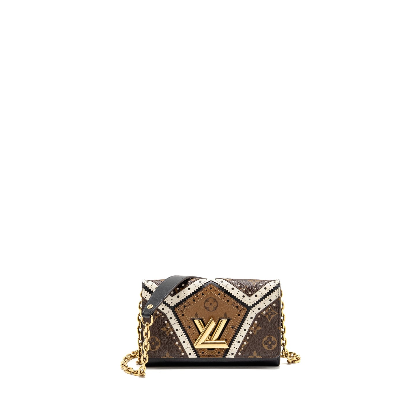 Louis Vuitton Twist Wallet On Chain Monogram Canvas / Leather Multicolour