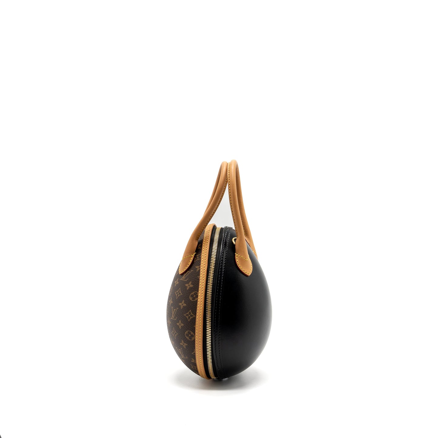 Louis Vuitton Egg Purse Monogram Canvas/Leather Brown/Black