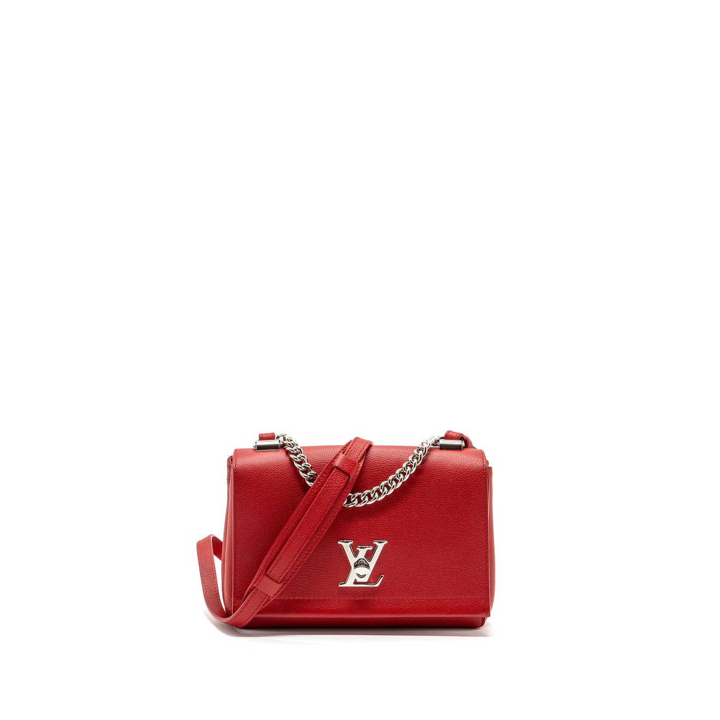 Louis Vuitton lockme calfskin red