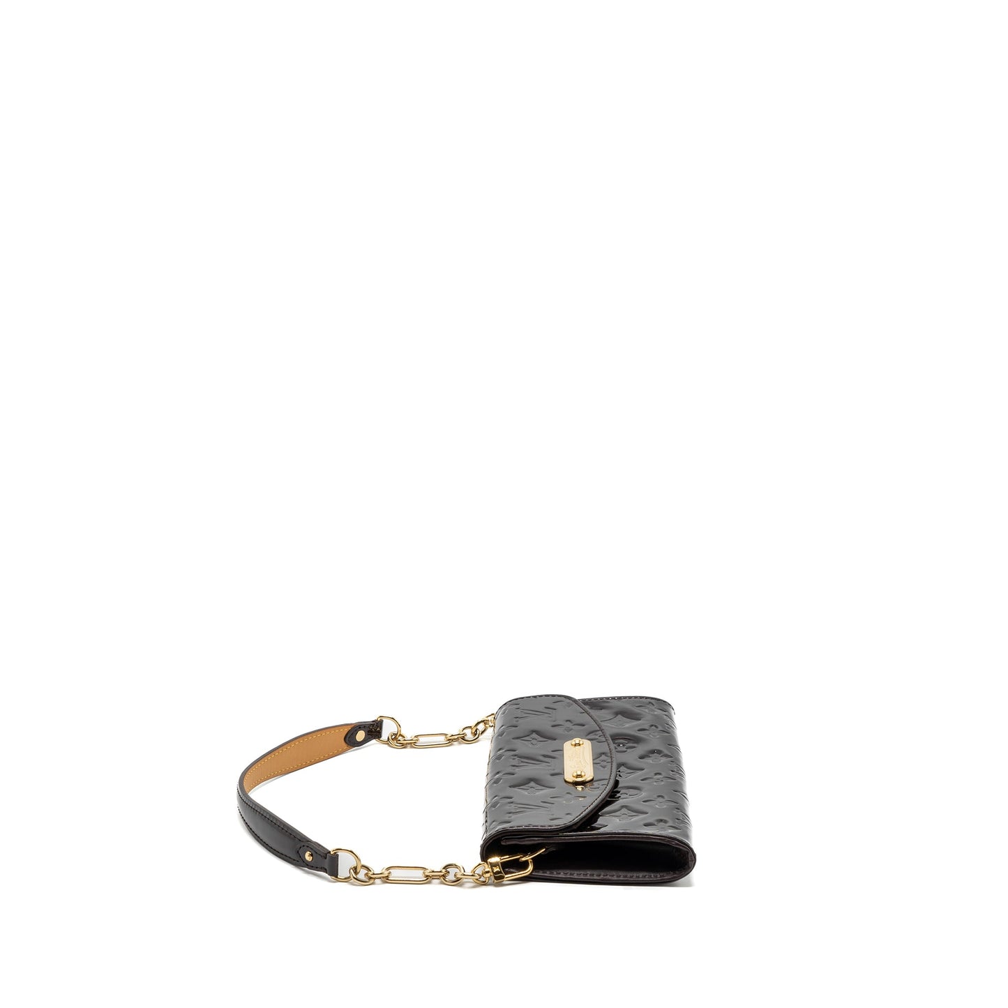 Louis Vuitton vintage sunset boulevard clutch monogram/patent Red