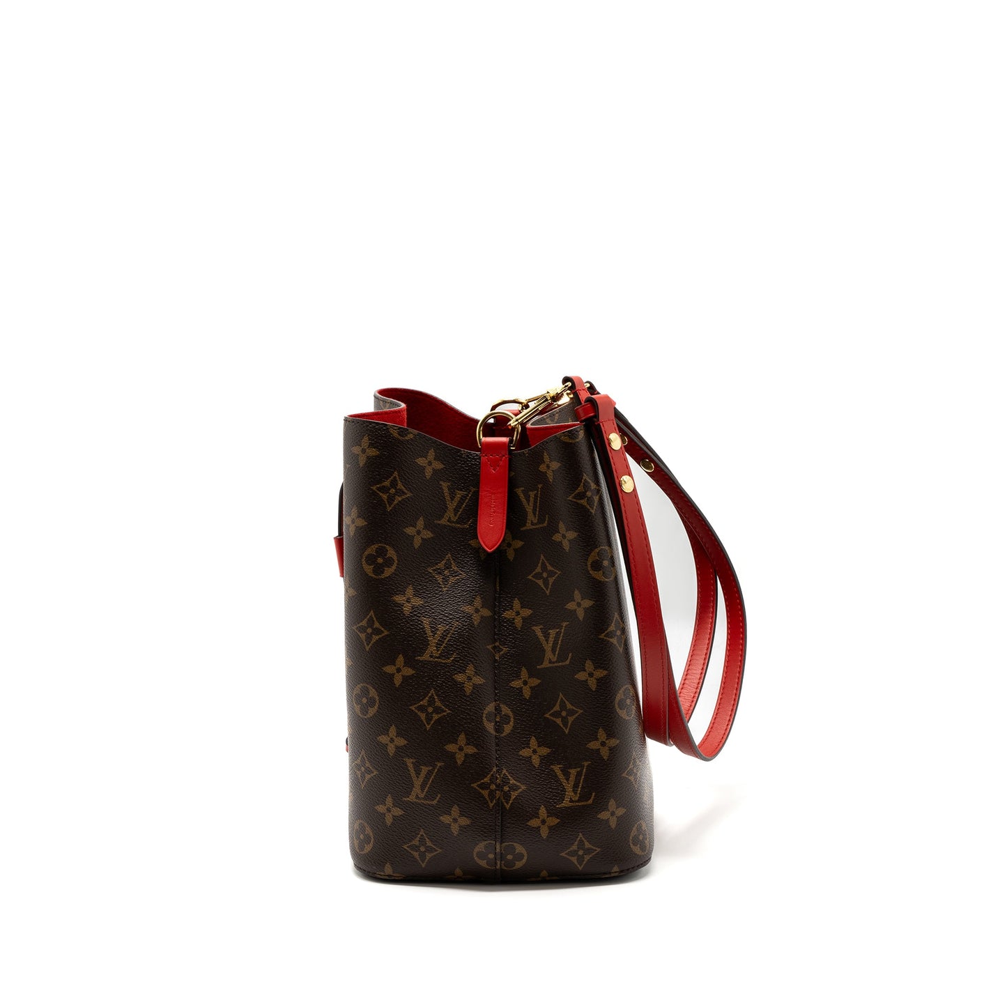 Louis Vuitton neonoe monogram canvas / red