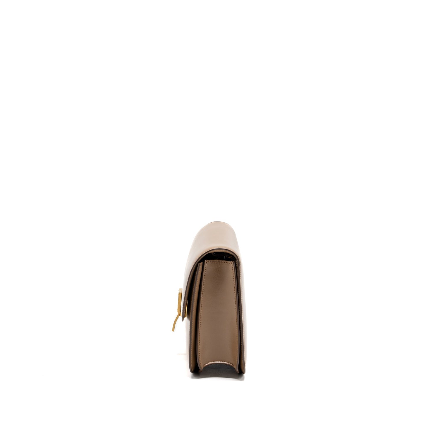 Celine medium classic box Purse Calfskin Beige