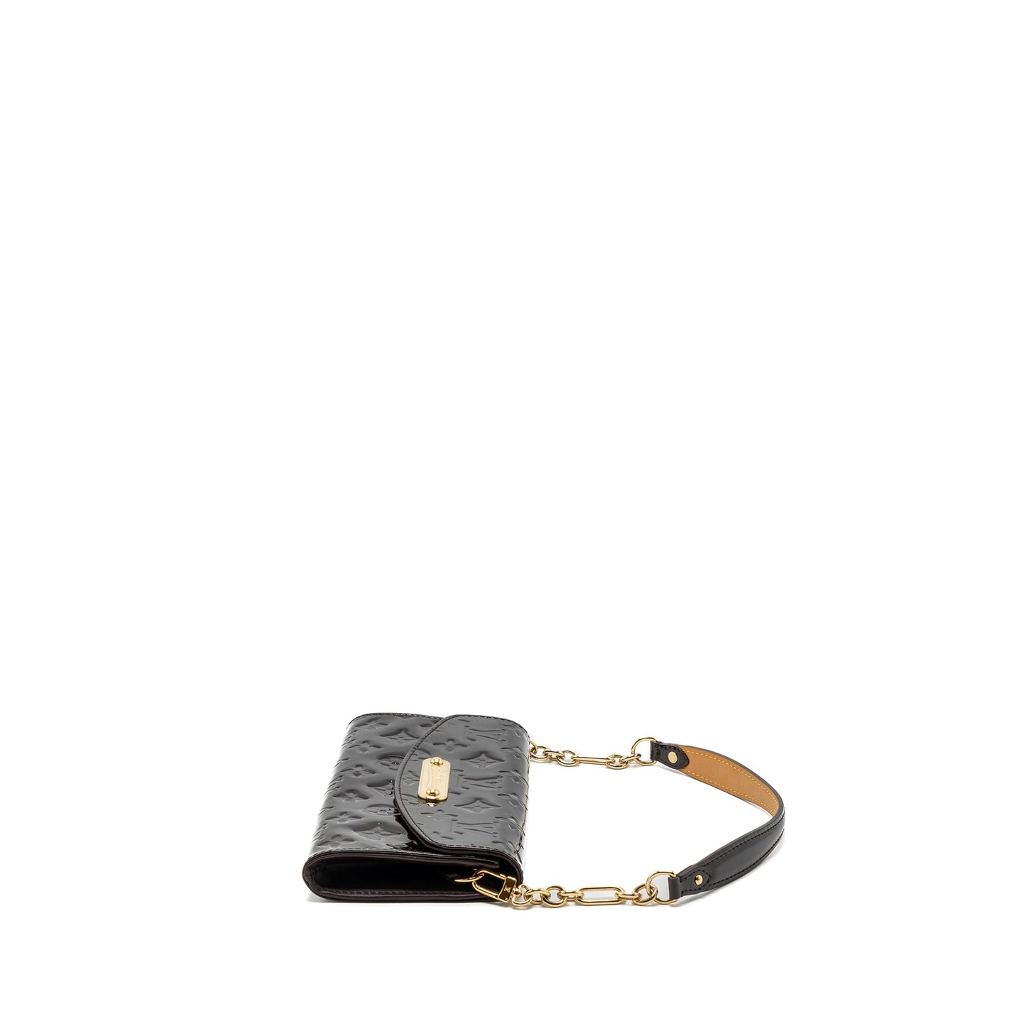 Louis Vuitton vintage sunset boulevard clutch monogram/patent Red