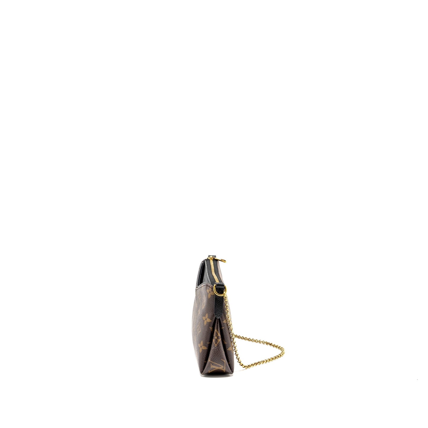 Louis Vuitton Pallas Clutch Monogram 2 Way Mini Purse Monogram Canvas/Leather Black