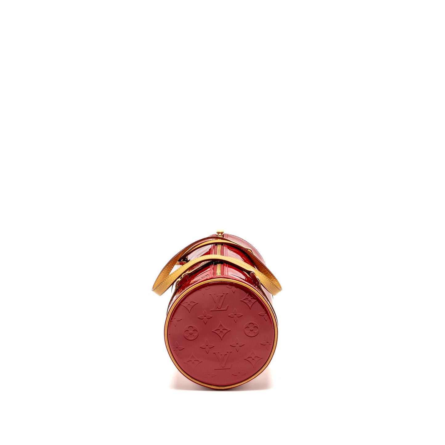 Louis Vuitton Vintage Vernis Papillon Purse Patent Leather Red