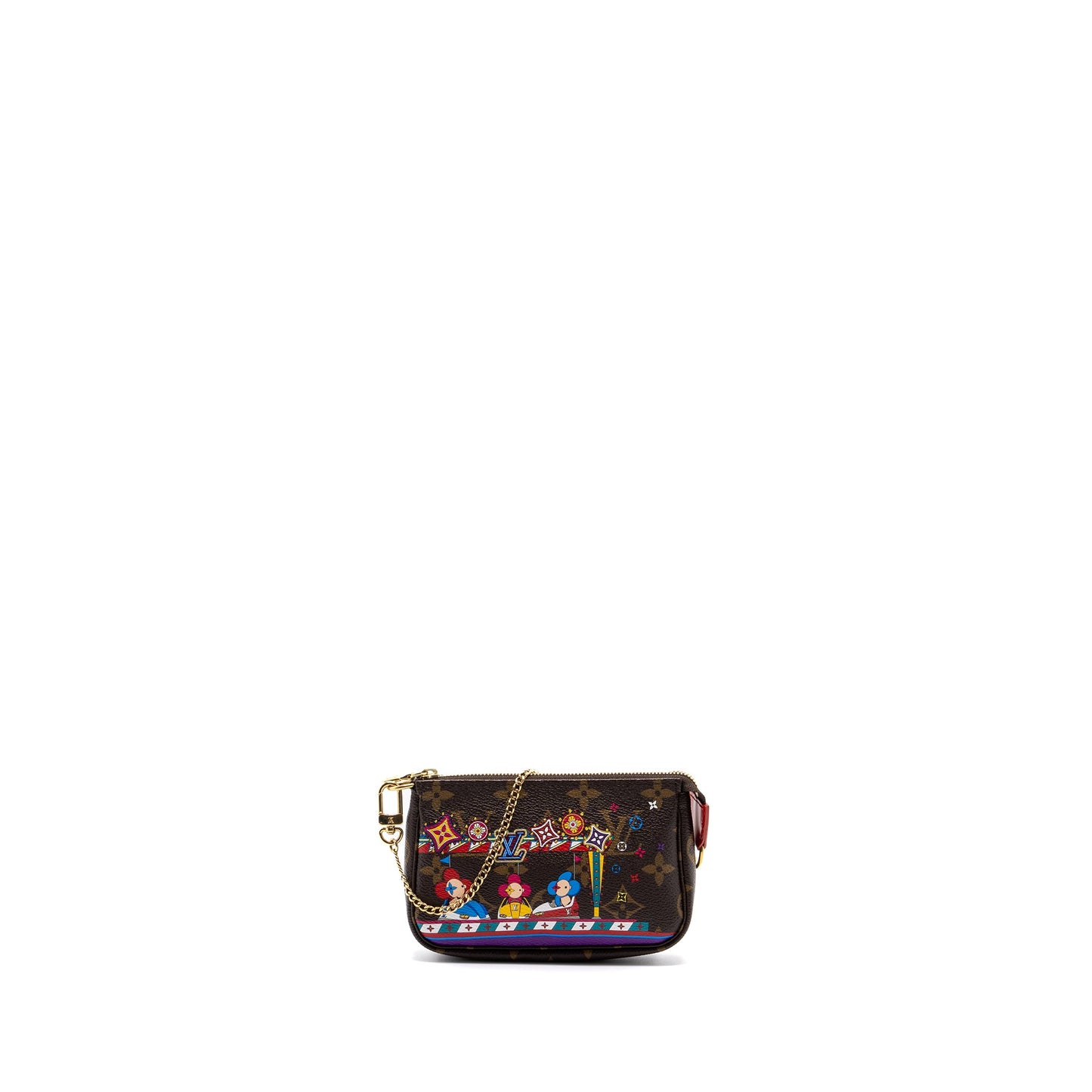 Louis Vuitton Mini Pochette accessories 2020 Christmas Monogram Canvas