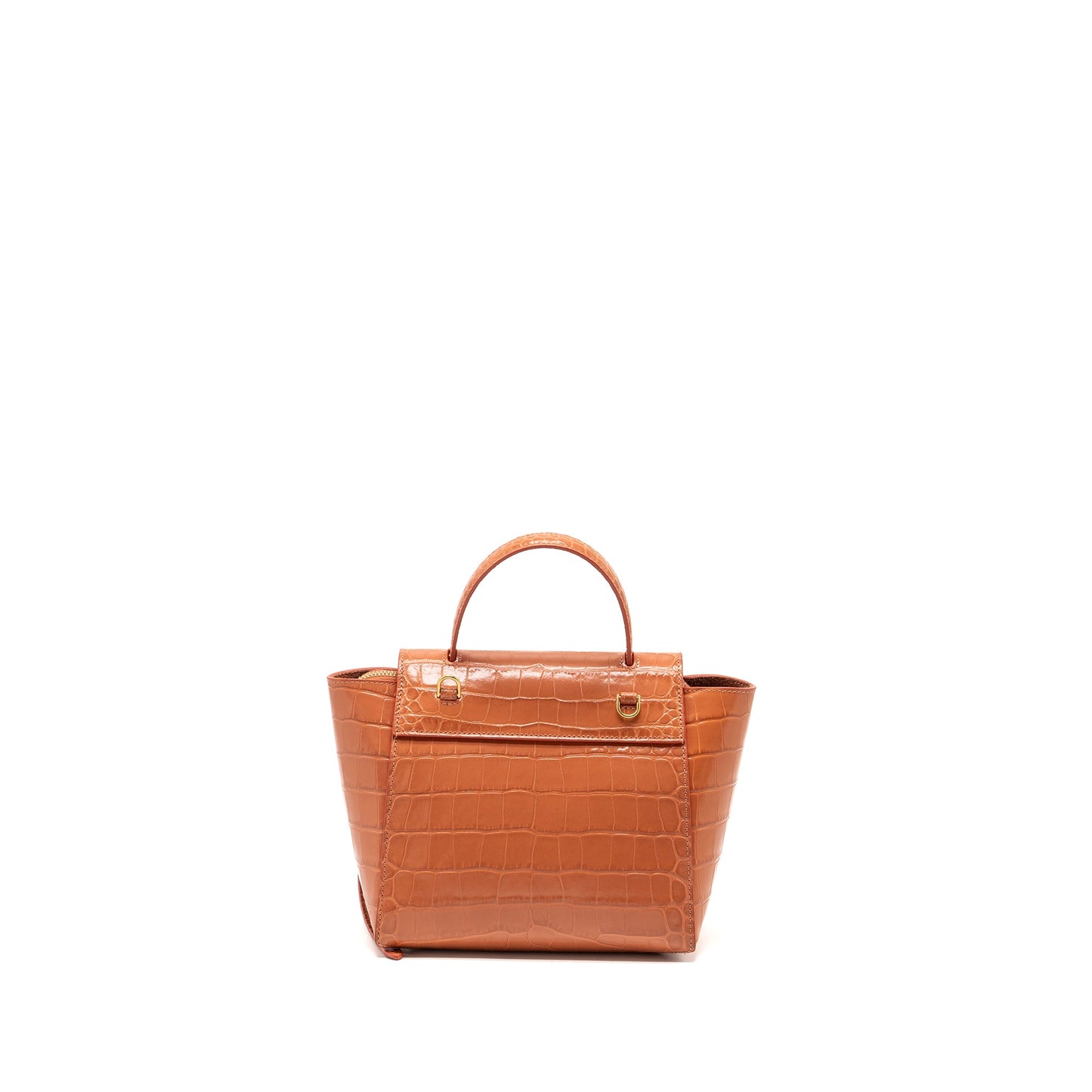 Celine Nano Belt Purse Crocodile-Embossed calfskin Lychee pink