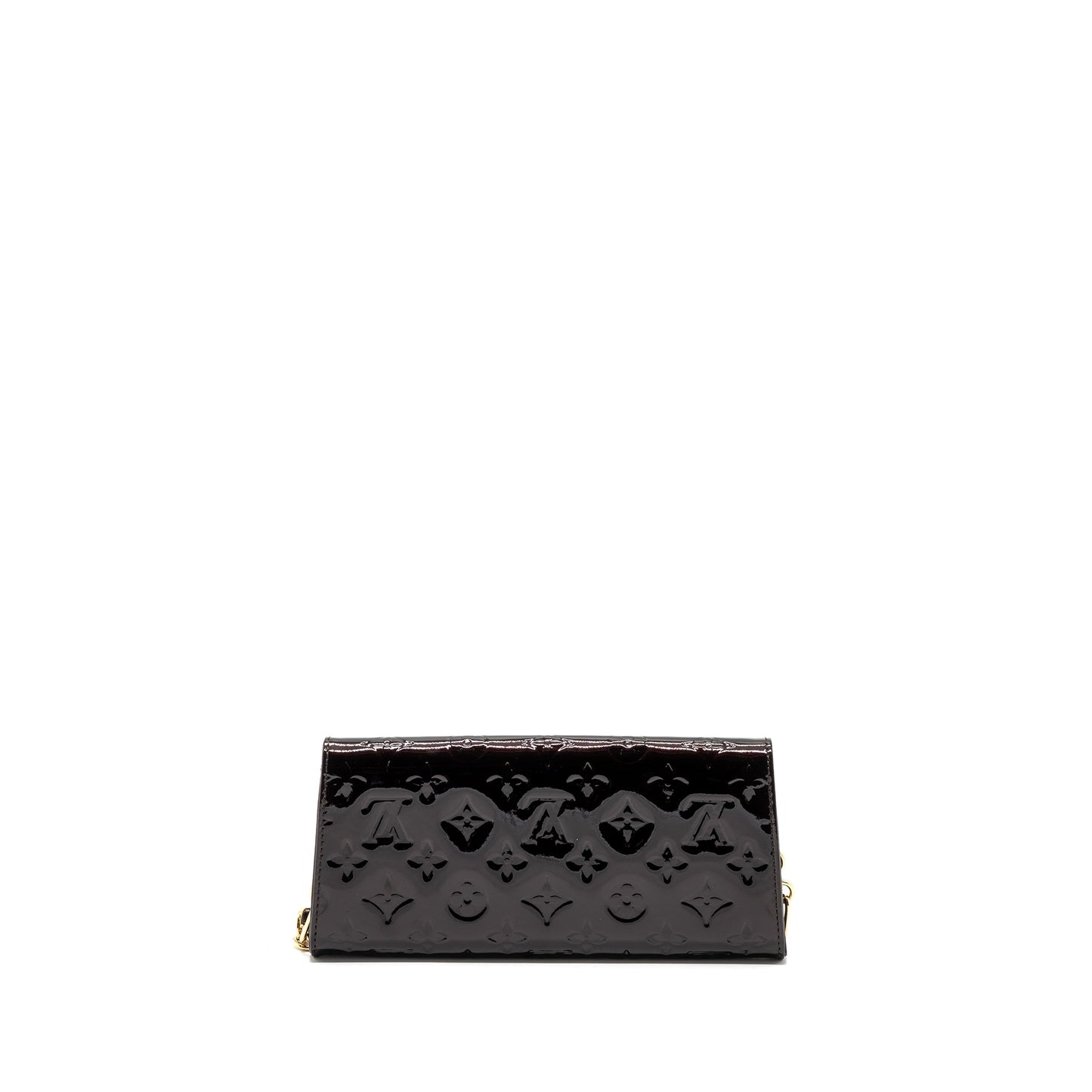 Louis Vuitton vintage sunset boulevard clutch monogram/patent Red