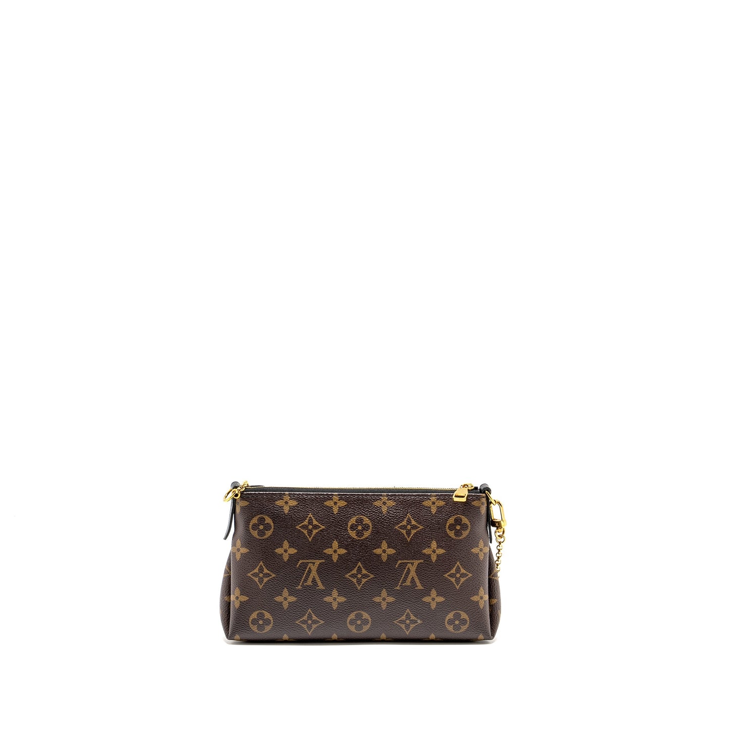 Louis Vuitton Pallas Clutch Monogram 2 Way Mini Purse Monogram Canvas/Leather Black
